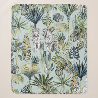 Couverture Sherpa Tigres blancs de la Jungle Bleue