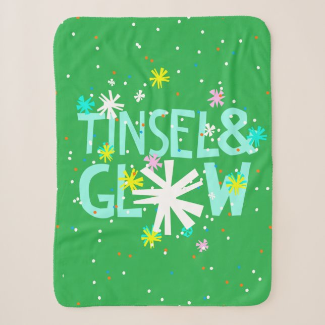 Couverture Sherpa Tinsel & Glow (Devant)