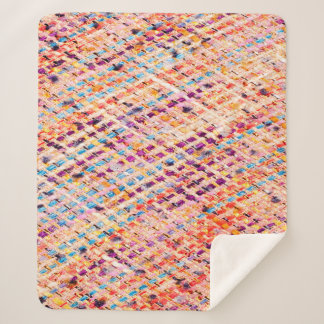 Couverture Sherpa Tissu tissé tisser un fil large