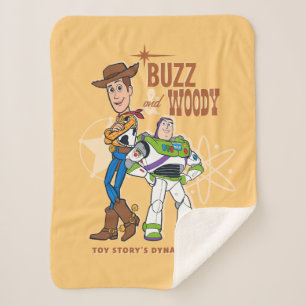 Couverture Sherpa Toy Story 4  Buzz & Woody "Dynamic Duo"