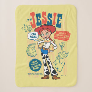 Couverture Sherpa Toy Story 4   Publicité Vintage Jessie Cowgirl
