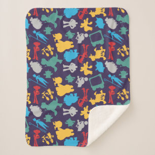 Couverture Sherpa Toy Story 5   Motif de silhouette de personnage