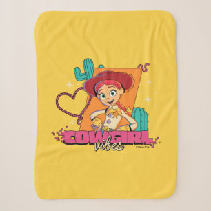 Couverture Sherpa Toy Story Jessie "Vibes de Cowgirl"
