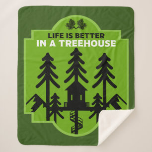 Couverture Sherpa Treehouse Living