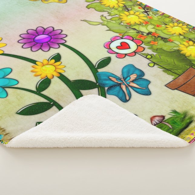 Couverture Sherpa Très Hippy Day Imaginaire lunaire (3/4)