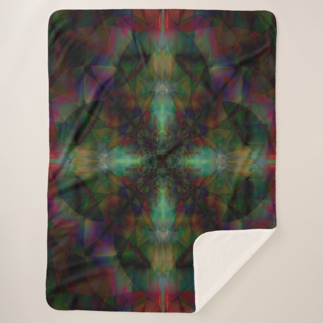 Couverture Sherpa Tribal (Devant)