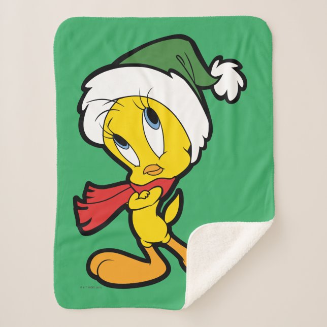 Couverture Sherpa TWEETY™ Christmas Thghts (Devant)