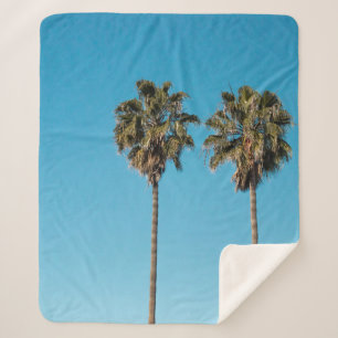 Couverture Sherpa Two green coconut trees