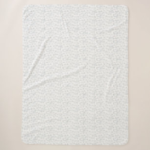 Couverture Sherpa Une surface entièrement blanche et sans fonctionna