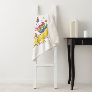 Couverture Sherpa Unicorn Magic Sherpa Blanket