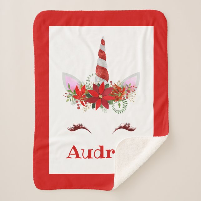 Couverture Sherpa Unicorne monographie de la fille NoëlSherpa Blanke (Devant)