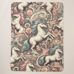 Couverture Sherpa Unicornes victoriennes mystiques : Enchantées flor
