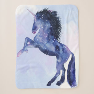 Couverture Sherpa Univers Unicorne - Cosmique