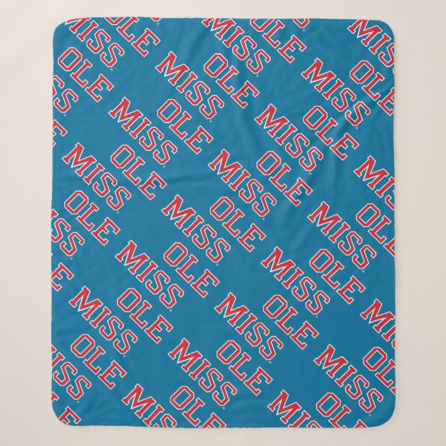 Couverture Sherpa Université du Mississippi | Ole Miss Wordmark (Devant)