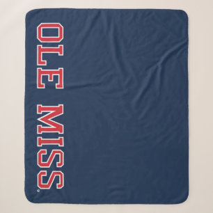 Couverture Sherpa Université du Mississippi   Ole Miss Wordmark