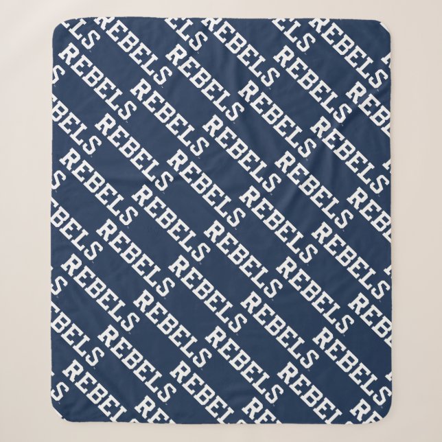 Couverture Sherpa Université du Mississippi | Wordmark Rebels (Devant)