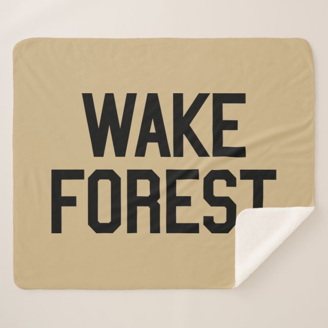 Couverture Sherpa Université Wake Forest | Wake Forest (Devant (Horizontal))