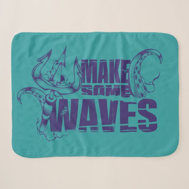 Couverture Sherpa Ursula| Faire des vagues (Devant (Horizontal))
