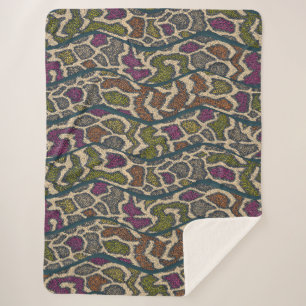 Couverture Sherpa vague de boa