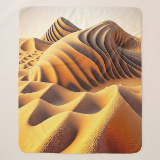 Couverture Sherpa Vagues d'Or