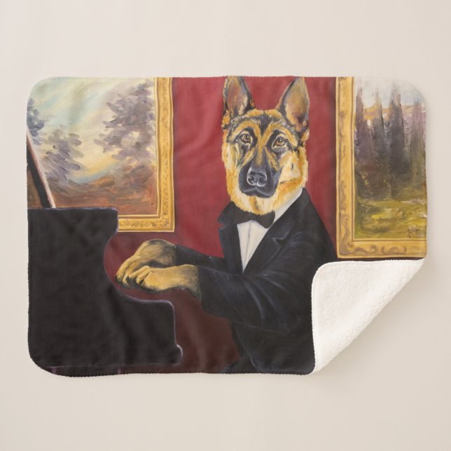 Couverture Sherpa Valse de piano du berger allemand | (Devant (Horizontal))