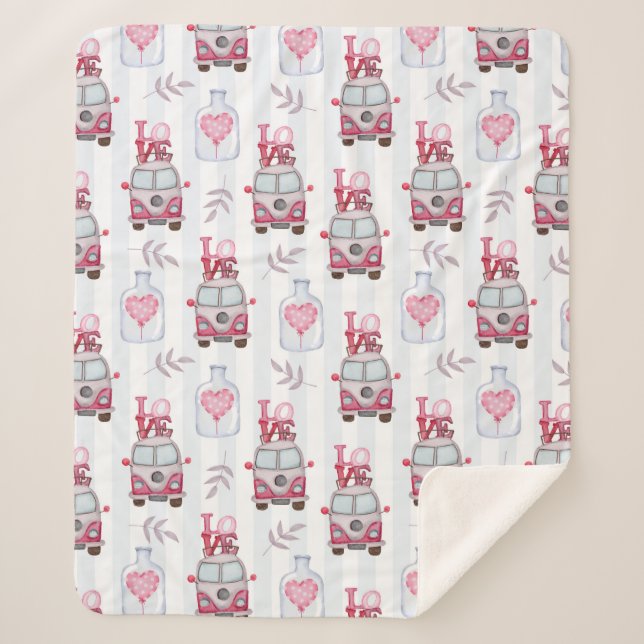 Couverture Sherpa Vans rétro Sherpa Blanket (Devant)