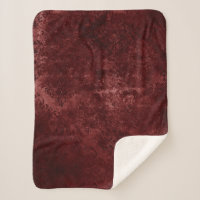 Velvety Henna Damask | Grunge rouge