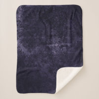 Velvety Midnight Damask | Indigo Purple Grunge