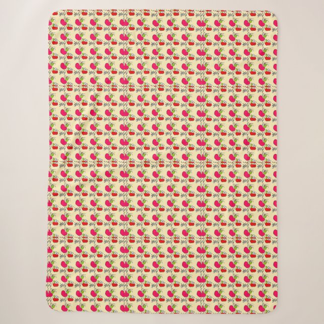 Couverture Sherpa Verger de Pommes Sucrées (Devant)