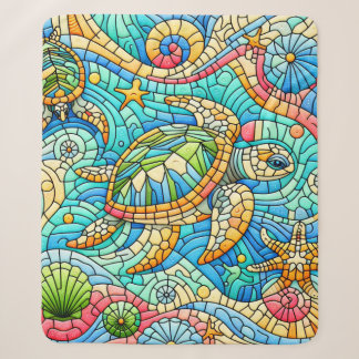 Couverture Sherpa Verre taché de tortue de mer