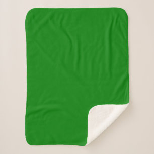Couverture Sherpa Vert