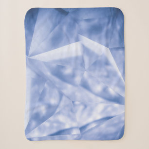 Couverture Sherpa Veste de costume blanc et bleu