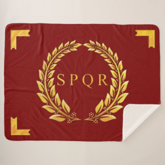 Couverture Sherpa Vexilla SPQR