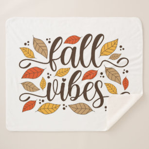 Couverture Sherpa Vibes d'automne