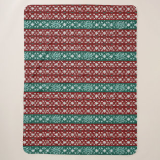 Couverture Sherpa Vilain tricot de Noël Motif traditionnel 18