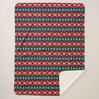Couverture Sherpa Vilain tricot de Noël Motif traditionnel 20