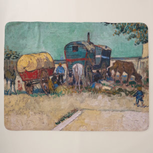 Couverture Sherpa Vincent van Gogh - Caravanes, campement de gitans