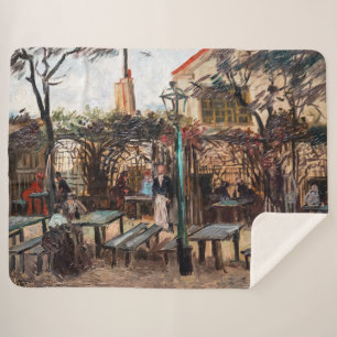 Couverture Sherpa Vincent Van Gogh - La Guinguette sur Montmartre