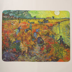 Couverture Sherpa Vincent van Gogh - Le vignoble rouge