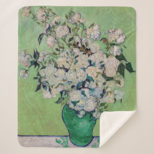 Couverture Sherpa Vincent van Gogh - Rose