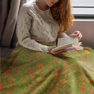 Couverture Sherpa Vintage Classic William Morris Christmas 