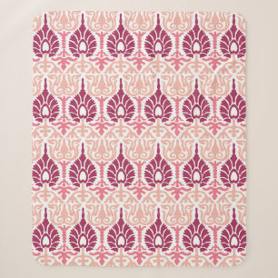 Couverture Sherpa Vintage Indien orne sans couture motif. Est