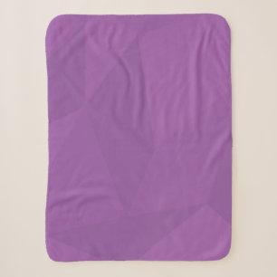 Couverture Sherpa Violet, géométrique, cool, tendance, art simple mo