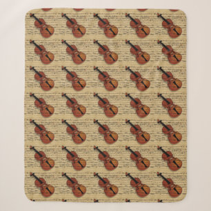 Couverture Sherpa Violon sur musique Vintage