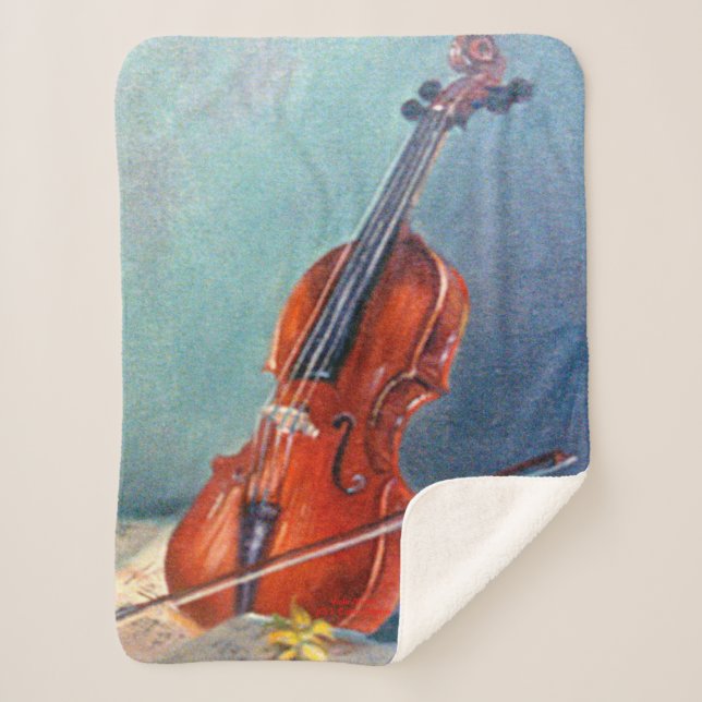 Couverture Sherpa Violon/Violon (Devant)