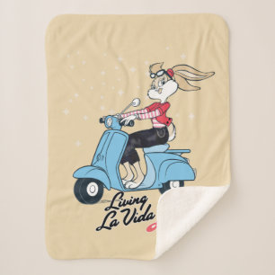 Couverture Sherpa Vivre La Vida Lola Scooter Graphic