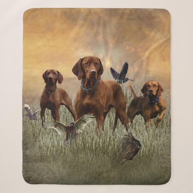 Couverture Sherpa Vizsla Art hongrois (Devant)
