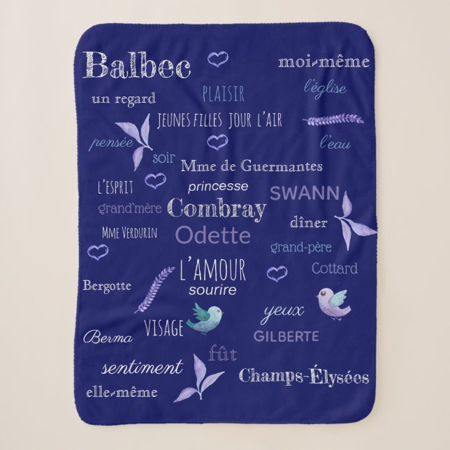 Couverture Sherpa Vocabulaire français de Proust - tableau (Devant)