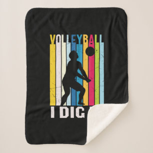 Couverture Sherpa Volleyball Player Volleyball I Dig It
