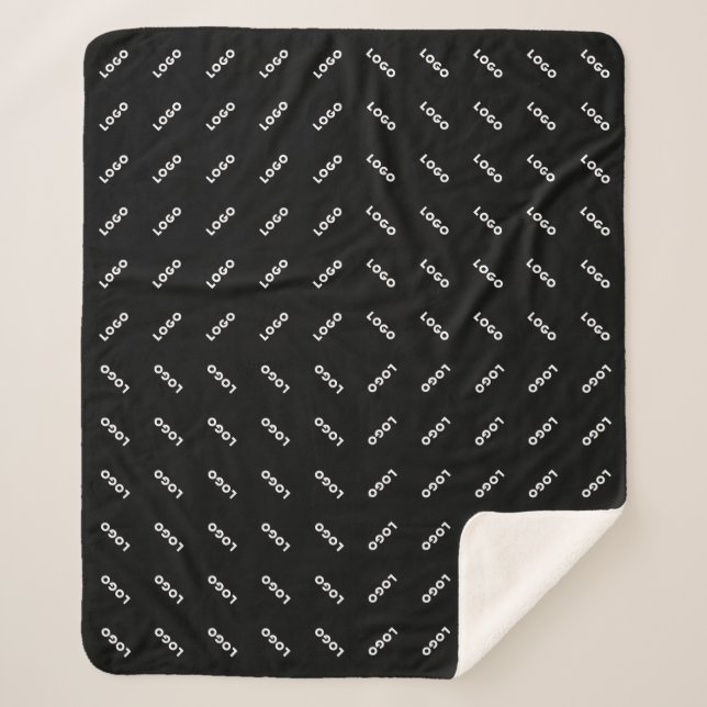Couverture Sherpa Votre logo ou image téléchargé | Patten moderne (Devant)